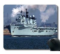 YENDOSTEEN Cojín de ratón con el Borde Cosido, HMS Militar ilustre (R06) Mousepad de Goma Antideslizante