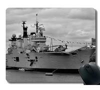 YENDOSTEEN Cojín de ratón con el Borde Cosido, HMS Militar ilustre (R06) Mousepad de Goma Antideslizante