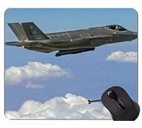 YENDOSTEEN Cojín de ratón de Caucho Natural, F 35a Lightning II Fighter Antideslizante Goma Base Mousepad