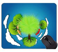 YENDOSTEEN Cojín de ratón de Encargo único Mousepad, Cojines de ratón de los Temas del Planeta