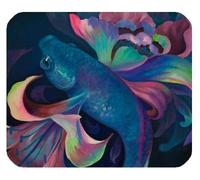 YENDOSTEEN Cojín de ratón de Encargo único Mousepad del Arte de los Pescados