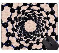 YENDOSTEEN Cojín de ratón de la Medicina de la química del Texto Personalizado, Base de Goma Antideslizante del nanotubo de Carbono Mousepad