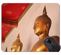 YENDOSTEEN Cojín de ratón de Las Citas de la Vida Antideslizante, Bangkok el Tiempo está pasando el cojín de ratón de Goma