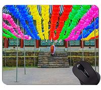 YENDOSTEEN Cojín de ratón del Juego, cojín de ratón de la Escultura de la Estatua de Portugal Portugal con el Borde Cosido