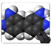 YENDOSTEEN Cojín de ratón del Juego del Estilo Dibujado Tema de la Ciencia de Encargo, diaminobenzidine cojín de ratón de Goma