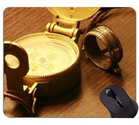 YENDOSTEEN Cojín de ratón del Juego del Mapa, cojín de ratón de Goma del Viaje de los territorios históricos del Mapa náutico Viejo del Mapa