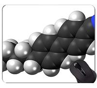 YENDOSTEEN Cojín de ratón del Regalo del Profesor de la química de la biología Personalizado, cojín de ratón de Goma del ciano Pentylbiphenyl