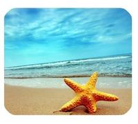 YENDOSTEEN Cojín de ratón Duradero, Personalizado para el hogar y la Oficina, de Starfish on The Beach