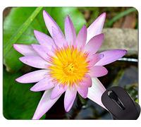 YENDOSTEEN Cojín de ratón Floral de la Flor de Loto del Zen Personalizado - cojín de ratón de la Oficina de Lotus