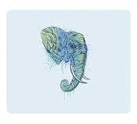 YENDOSTEEN Cojín de ratón Modificado para requisitos particulares Oblong Head Mousepad Personalizado Cabeza del Elefante no