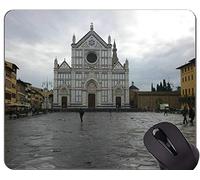 YENDOSTEEN Cojín de ratón Personalizado, Oficina de la Estatua de Santa Croce Buda Alfombrilla De Ratón