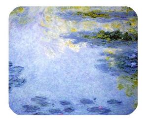 YENDOSTEEN Colorido Hermosa Fantasía Encantadora Arte Único Flor Linda Agua NINFA Loto Aceite Acuarela Pintura Rectángulo Mousepad Personalizar Mousepad