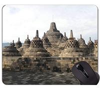 YENDOSTEEN Cotizaciones de la Vida Alfombrillas de ratón Personalizadas. Borobudur Donde Hay Humo sin Fuego Cojín de ratón de la Oficina