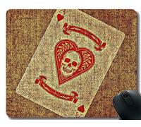 YENDOSTEEN El cojín de ratón de Yanteng CREA para requisitos particulares, cojín de ratón del Juego del Tejido del corazón de Ace de la Tarjeta