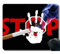 YENDOSTEEN El cojín de ratón de Yanteng CREA para requisitos particulares, la Mano Deja de Fumar el cojín de ratón del Juego