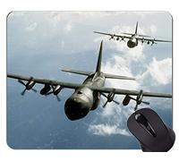 YENDOSTEEN El Mejor cojín de ratón de la Idea del Regalo, Base de Goma Antideslizante del combatiente del Bombardero de Aviones