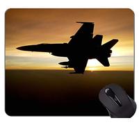 YENDOSTEEN Estera del ratón del Juego, mazo Antideslizante de la Puesta del Sol del combatiente de la Lucha del Vuelo del Vuelo