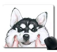 YENDOSTEEN Estera del ratón del Juego, Perro del Barro Amasado, Costura de la precisión, cojín de ratón Durable