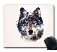 YENDOSTEEN Estera del ratón para Juegos, Lindo Perro Pug Perro y Gato, Costura de precisión, Alfombrilla de ratón Duradera