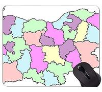 YENDOSTEEN Gaming Mouse Pad Custom, Bulgaria Alfombrillas de ratón Antideslizantes con Base de Goma Alfombrillas de ratón US0036