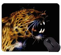 YENDOSTEEN Gaming Mouse Pad Custom, Fractalius Cat Family Leopard Alfombrillas De Raton