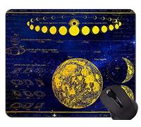 YENDOSTEEN Gaming Mouse Pad Custom, Moon Saturn Venus Jupiter Themes of Mouse Pads