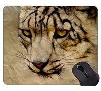 YENDOSTEEN Gaming Mouse Pad Custom, Snow Leopard Cat Family Leopard Mouse Pads