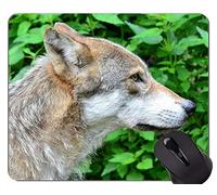 YENDOSTEEN Gaming Mouse Pad Custom, Wolfs Animal Head Office Mouse Pad