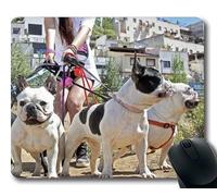YENDOSTEEN Gaming Mouse Pad, Dog Chihuahua Puppy Pitbull Dog, Precisión de Costura, Durable Mouse Pad