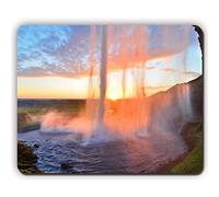 YENDOSTEEN Gaming Mouse Pad mousemat Mouse Pad, Cascada Lago Verano Sunset Grass, Game Office Mousepad P0060