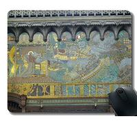 YENDOSTEEN Gaming Mouse Pad Personalizado, Faith Faith Notre Dame Spirit Mouse Pad Stitched Border