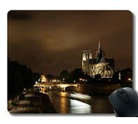 YENDOSTEEN Gaming Mouse Pad Personalizado, Faith Faith Notre Dame Spirit Mouse Pad Stitched Border