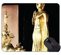 YENDOSTEEN Life Quotes Gaming Mouse Pad Custom, Bangkok One Day, no ha podido Volver a Venir con su Borde Bordado