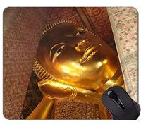 YENDOSTEEN Life Quotes Gaming Mouse Pad Custom, Buddha Este Estudio de Momentos, interpretarás un Dream Mouse Pad con Borde Cosido