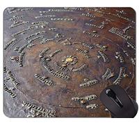 YENDOSTEEN Mapa Alfombrillas de ratón Personalizadas, brújula con cojín de ratón mágico Breitenstein Goma