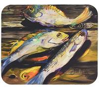 YENDOSTEEN P299 Fish on The Dock Mouse Pad Juego Alfombrilla para Mouse Mat