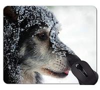 YENDOSTEEN Pastor Alemán Amante de Perro Divertido Alfombrillas de ratón, Perro Alfombrillas de ratón