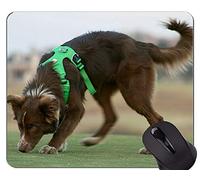 YENDOSTEEN Pastor alemán Amante Divertido del Perro Alfombrillas de ratón, Alfombrilla de ratón para Perros con Bordes cosidos