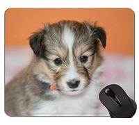 YENDOSTEEN Pastor alemán Amante Divertido del Perro Alfombrillas de ratón, Alfombrilla de ratón para Cachorros con Bordes cosidos