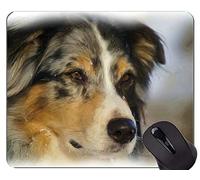 YENDOSTEEN Perro Corriendo Pastor Alemán Animal Picture Mouse Pad, Old German Sheepdog Mouse Pads