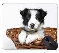 YENDOSTEEN Perro Corriendo Pastor Alemán Animal Picture Mouse Pad, Puppy Base de Goma Antideslizante Mousepad