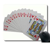 YENDOSTEEN Personalizado de Goma Mousepad, Tarjeta de póquer de Goma Mousepad Cosido Frontera