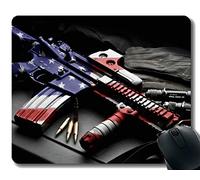 YENDOSTEEN Su Propio Mousepad Personalizado, Colt AR-15 Arma de Arma de Fuego Rifle patriótico de Goma Base Mouse Pad