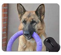 YENDOSTEEN Tappetino per Mouse, simpatici tappetini per Mouse per cuccioli di Pastore tedesco, tappetini per Mouse personalizzati per giochi da rettangolo...
