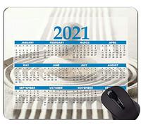YENDOSTEEN Yanteng 2021 Mouse Pad Calendar, Budismo Salud Relajación Alfombrilla de ratón de Goma