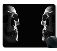 YENDOSTEEN Yanteng modificó el rectángulo para requisitos particulares Antideslizante Mousepad de Goma, Estera del ratón del Infierno de la Cabeza de Halloween