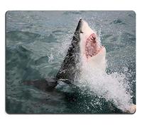 YENDOSTEEN Yanteng Mouse Pads Gran cojín de ratón de tiburón Blanco Juego de ratón Personalizado Alfombrilla de ratón Ratón de rectángulo