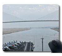 YENDOSTEEN Yanteng Mouse Pads, Portaaviones USS Enterprise Warship Jet Fighter Bridge Barco de avión Juego Gaming Mouse Mat Multi YT39