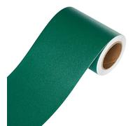 YENHOME Cenefa Adhesiva Cocina Verde 7.6x1500cm Cenefa Adhesiva para Espejo Baño Verde Oscuro Frisos de Papel Pintado Color Liso Impermeable Borde de Papel Pintado Autoadhesivo Extrable