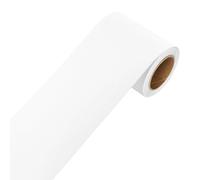 YENHOME Cenefa Adhesiva para Pared Blanco 7.6x600cm Cenefa Adhesiva Baño Impermeable Friso para Pared Mate Blanco Cenefas Adhesivas Baño Cocina de Papel para Paredes Cocina Armario Puerta Salon